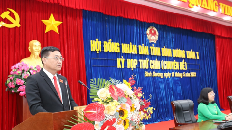 Đồng chí Nguyễn Văn Lộc được bầu làm Chủ tịch HĐND tỉnh Bình Dương