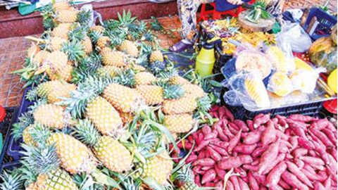 Khóm bán được giá 