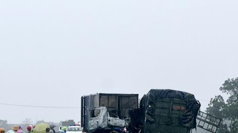 Tai nạn thảm khốc trên cao tốc Cam Lộ - La Sơn, 3 người thương vong