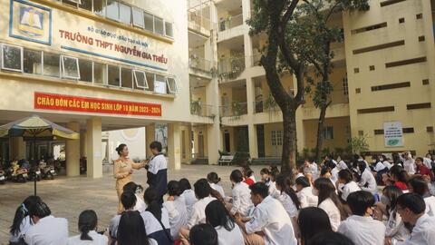 Xây dựng văn hóa giao thông văn minh, bền vững cho học sinh Thủ đô