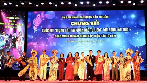 Chung kết “Giọng hát hay Bắc Từ Liêm” mở rộng lần thứ I