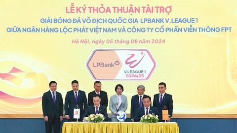 Ba đội dẫn đầu giải đấu LPBank V.League 1 sẽ nhận 9,5 tỷ đồng