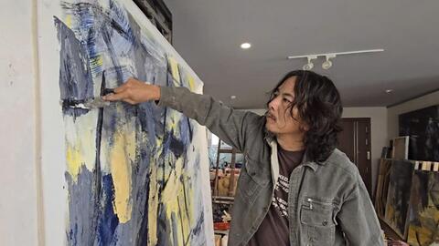 Họa sĩ Trần Lưu Mỹ và những "Khoảng trống" trong tâm hồn