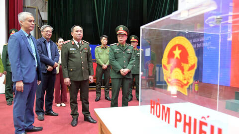 Công an Hà Nội bảo vệ tuyệt đối an ninh, an toàn bầu cử