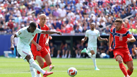 Dembele lập hat-trick, đội tuyển Pháp thắng đậm Na Uy