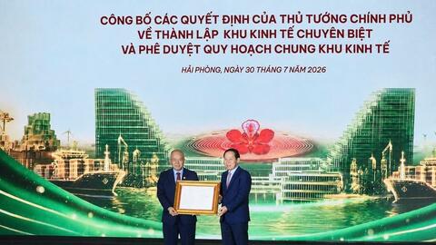 Hải Phòng: Công bố các quyết định của Thủ tướng về khu kinh tế