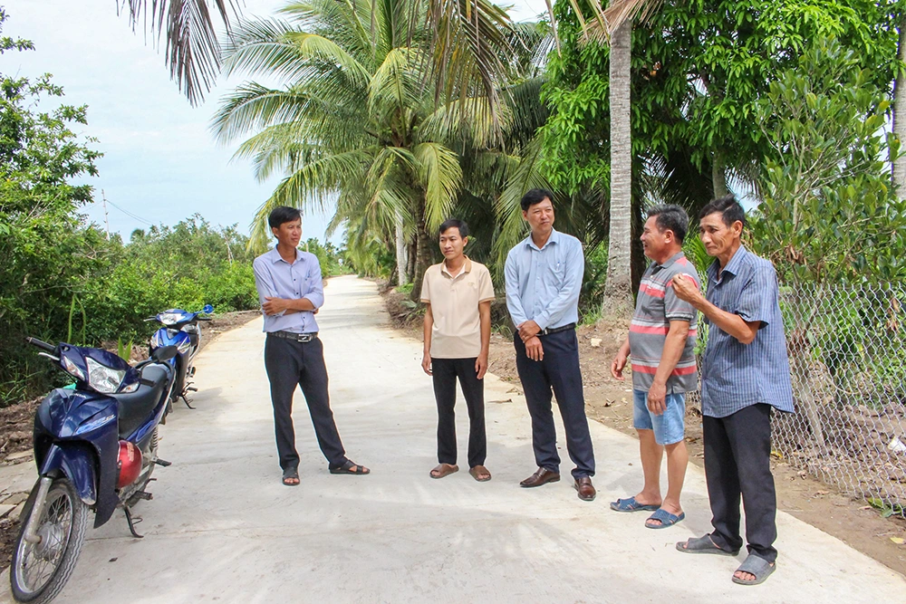 Xã An Thạnh tăng tốc giải ngân vốn đầu tư công 