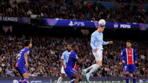 Haaland lập kỷ lục, Man City vẫn thua đau PSG trên sân nhà