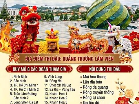 Giải đấu Lân sư rồng toàn quốc 2026 có gì đặc biệt?