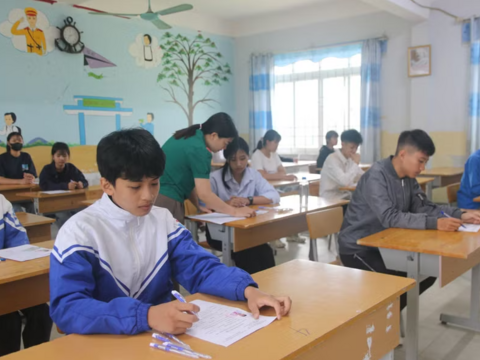 Hơn 3.000 học sinh dự thi tuyển sinh vào lớp 10 ở Lai Châu