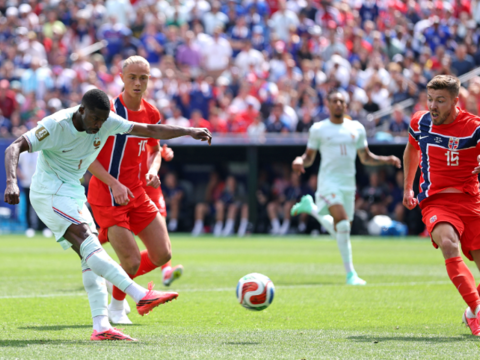 Dembele lập hat-trick, đội tuyển Pháp thắng đậm Na Uy