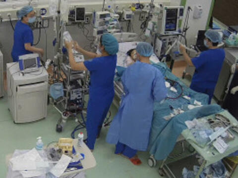Cứu thành công bệnh nhi nguy kịch vì cúm A biến chứng viêm cơ tim tối cấp