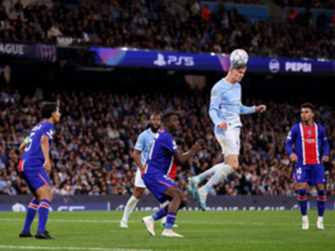 Haaland lập kỷ lục, Man City vẫn thua đau PSG trên sân nhà