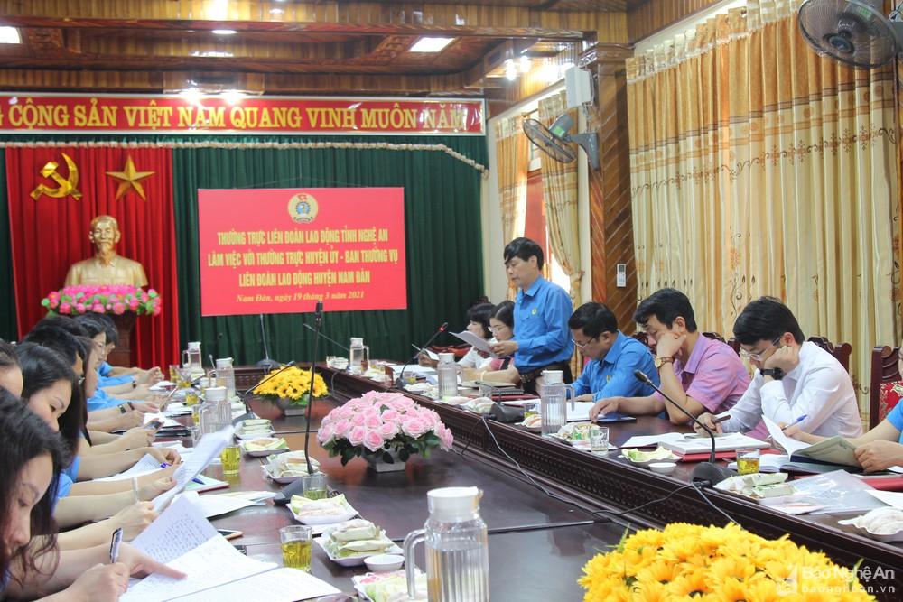 LĐLĐ huyện Nam Đàn chung tay thực hiện mục tiêu xây dựng nông thôn mới kiểu mẫu