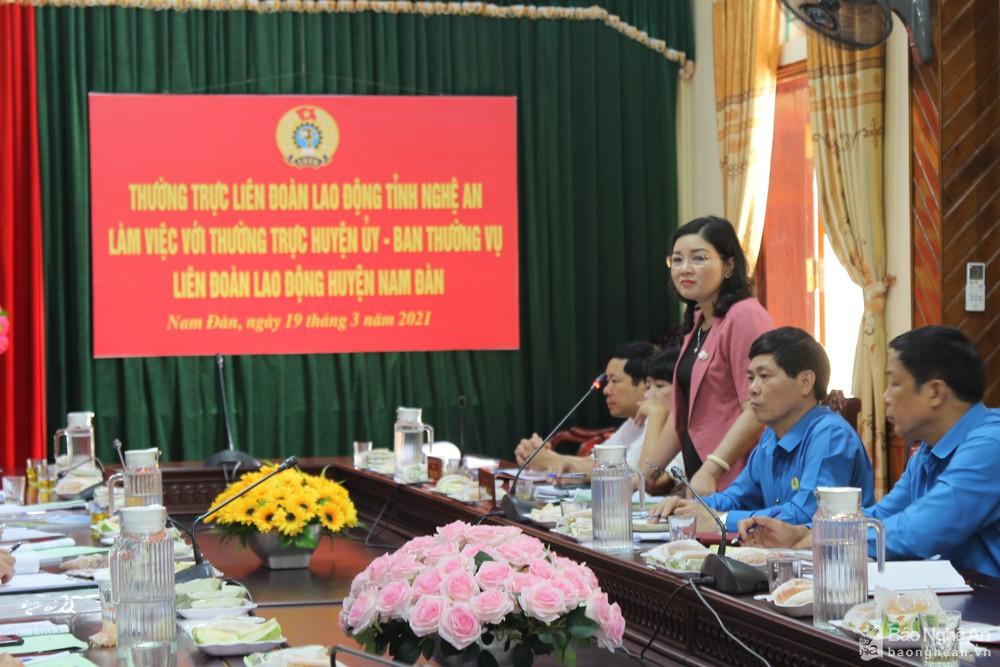 LĐLĐ huyện Nam Đàn chung tay thực hiện mục tiêu xây dựng nông thôn mới kiểu mẫu