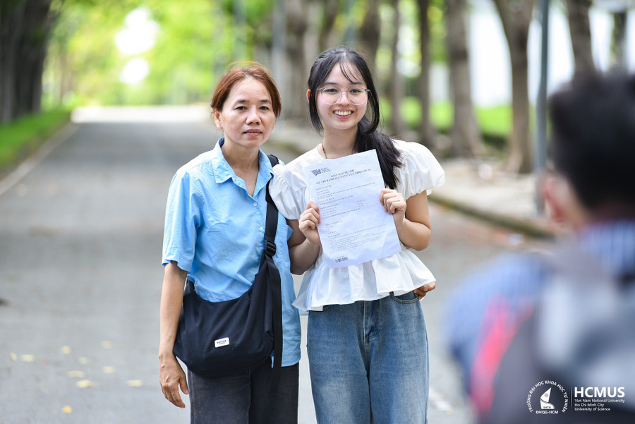 Thí sinh dự thi đánh giá năng lực do Đại học Quốc gia TPHCM tổ chức, năm 2025. Ảnh: HCMUS