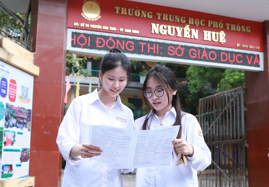 Trường THPT Nguyễn Huệ trước đây thuộc tỉnh Nam Định sẽ được đổi tên thành Trường THPT B Nguyễn Huệ. Ảnh: Đình Tuệ. nguyen-hue.jpg