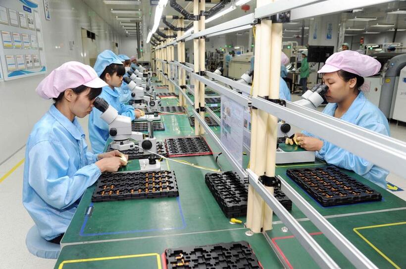 Chỉ số sản xuất công nghiệp (IIP) toàn ngành vẫn giữ vững đà tăng trưởng. Ảnh minh họa