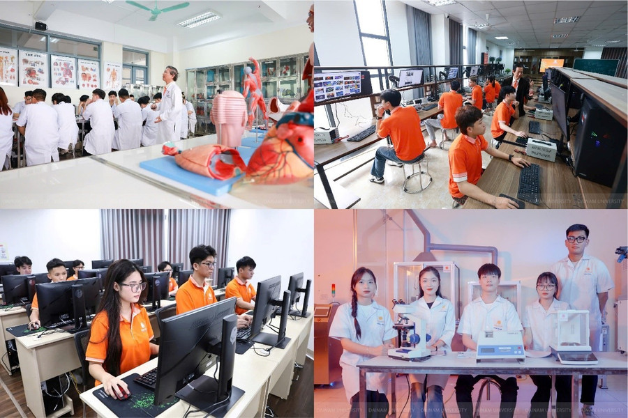 Học đi đôi với hành với trang thiết bị thực hành hiện đại. 242.jpg