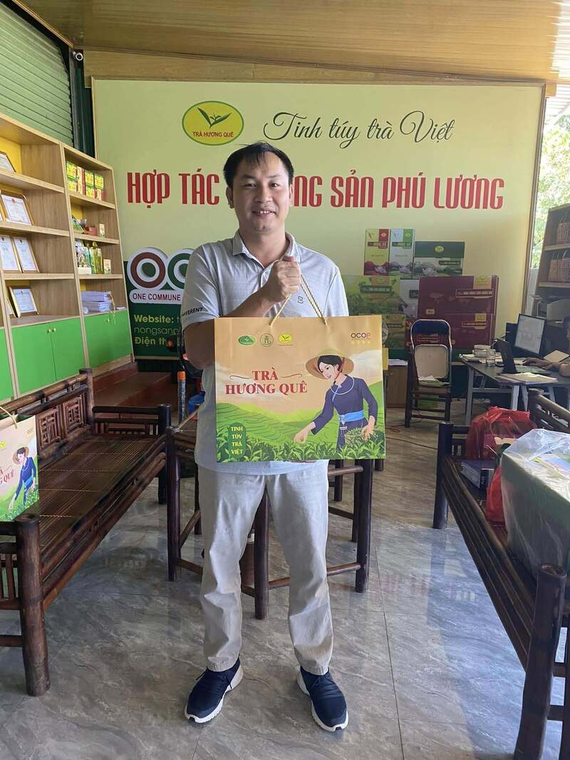 Ông Tống Văn Viện, Chủ tịch kiêm Giám đốc Hợp tác xã nông sản Phú Lương (xã Ngọc Thành, tỉnh Thái Nguyên). Ảnh: NVCC