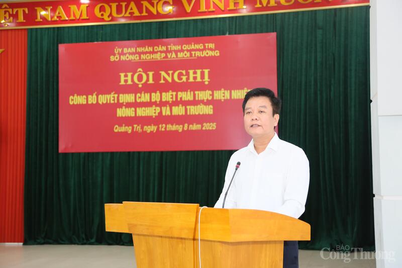 Giám đốc Sở Nông nghiệp và Môi trường Trần Quốc Tuấn phát biểu tại Hội nghị