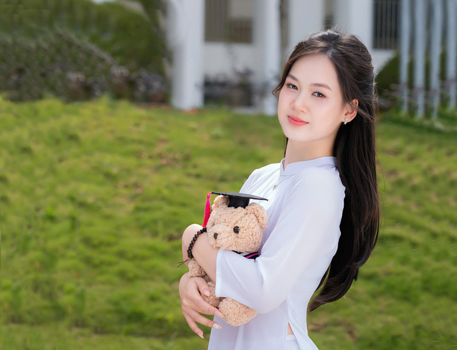 Nguyễn Lê Hiền Mai quyết định theo học tại Trường ĐH Ngoại thương.