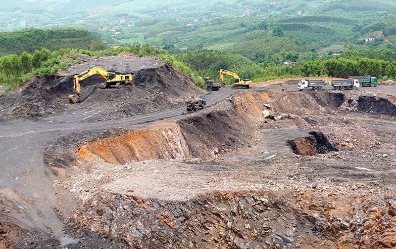 Bắc Ninh yêu cầu tăng cường quản lý hoạt động khai thác, tập kết khoáng sản. Ảnh: Minh Anh.