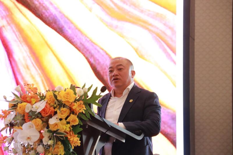 Ông Hoàng Mạnh Cường, Phó Tổng giám đốc Công ty Cổ phần Đầu tư hạ tầng khu công nghiệp Bảo Minh. Ảnh: Thanh Tuấn