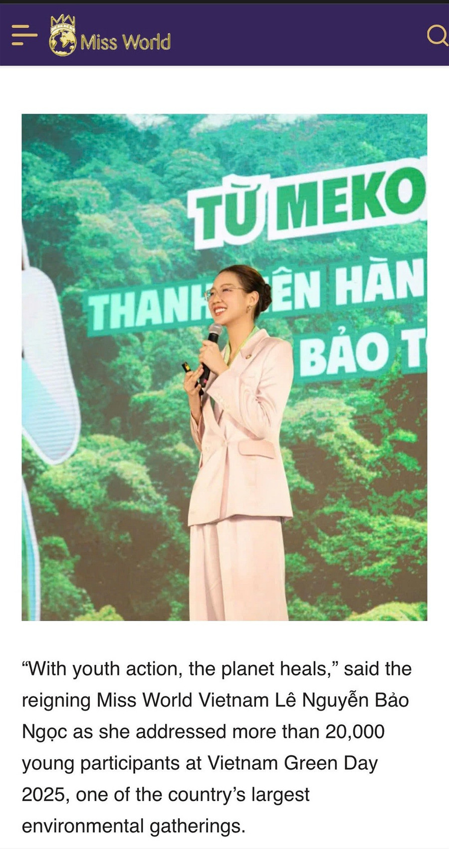 Miss World quan tâm đến dự án cộng đồng của Hoa hậu Lê Nguyễn Bảo Ngọc. hhbn-10.jpg