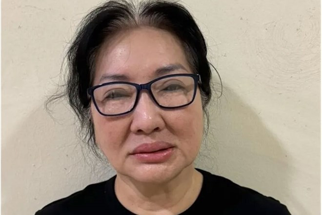 Bị can Nguyễn Thị Như Loan - CEO Quốc Cường Gia Lai. Ảnh: Bộ Công an cuoc-gap-cua-hau-thoi-bay-tram-ty-dong-2.jpg