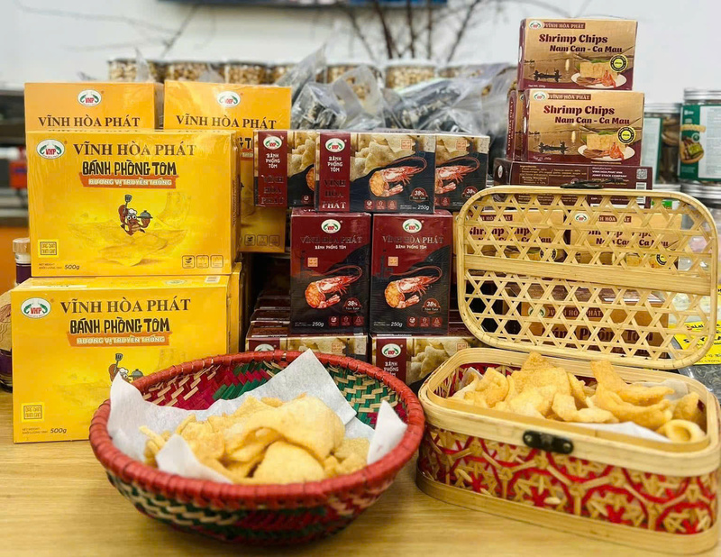 Vĩnh Hòa Phát công khai minh bạch tỷ lệ tôm (38%) và thành phần trên bao bì, khẳng định lợi thế cạnh tranh bằng chất lượng thực tế thay vì chạy đua giá rẻ. Ảnh: Vĩnh Hòa Phát