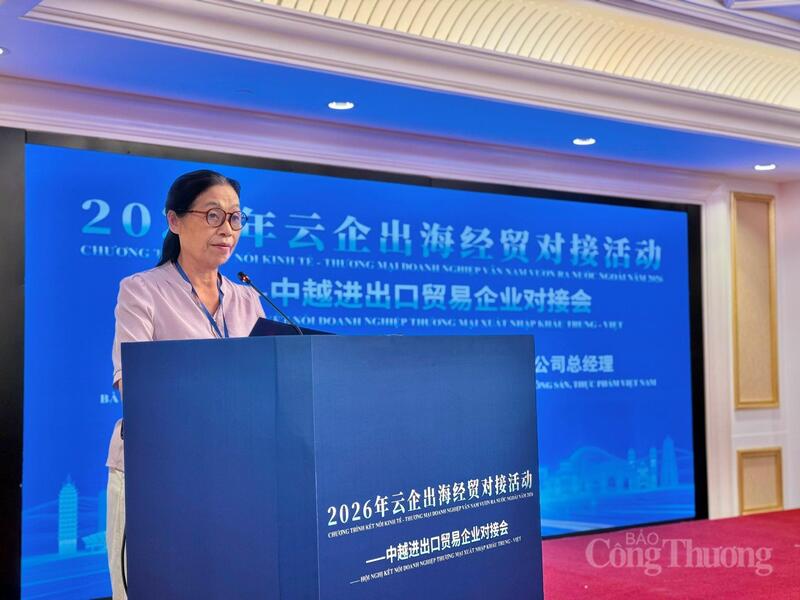 Bà Trần Thị Thu Hằng, Tổng giám đốc Công ty cổ phần Xuất nhập khẩu nông sản, thực phẩm Việt Nam. Ảnh: Minh Trang