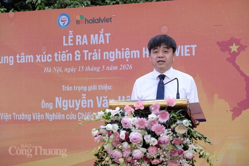 Viện trưởng Viện Nghiên cứu Chiến lược, Chính sách Công Thương Nguyễn Văn Hội phát biểu tại lễ khai mạc