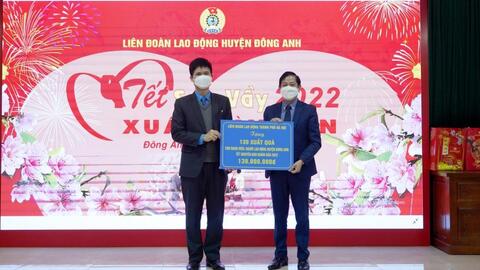 LĐLĐ huyện Đông Anh tổ chức “Tết Sum vầy - Xuân bình an” - 2022