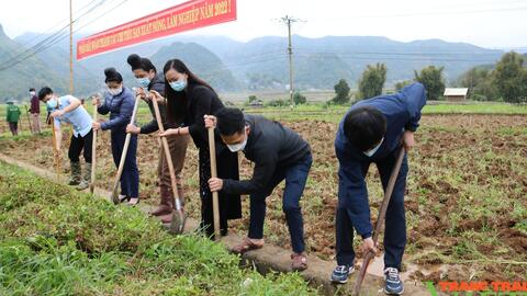 Nông thôn Tây Bắc: Thuận Châu ra quân làm thủy lợi mùa khô năm 2022