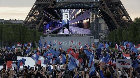 Tổng thống Pháp Emmanuel Macron tái đắc cử