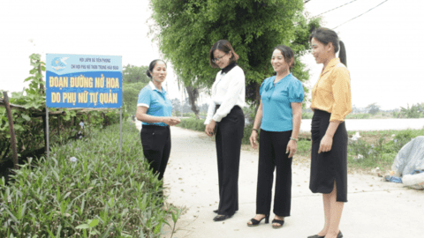 Công đoàn cơ quan Dân Đảng huyện Mê Linh tích cực tham gia xây dựng nông thôn mới