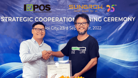 INPOS trở thành đối tác chiến lược của SUNGROW tại Việt Nam