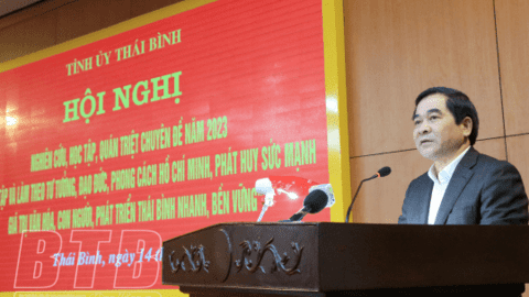 Thái Bình: Kết nối 282 điểm cầu nghiên cứu, học tập, quán triệt, tuyên truyền, triển khai thực hiện chuyên đề năm 2023