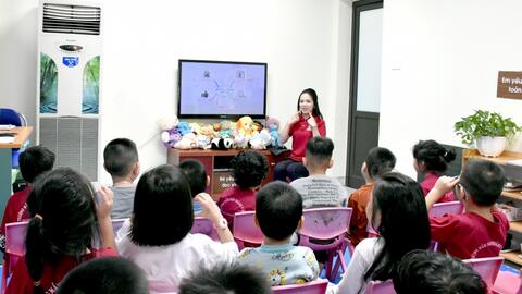 Cô giáo mầm non và những "sơ đồ tư duy" hữu ích trong giảng dạy