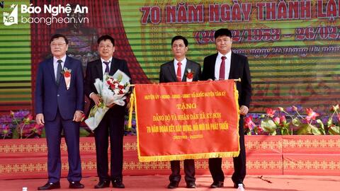 Xã Kỳ Sơn (Tân Kỳ) kỷ niệm 70 năm thành lập
