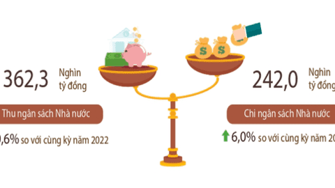Thu cân đối ngân sách từ xuất, nhập khẩu giảm 25,5% so với cùng kỳ năm trước