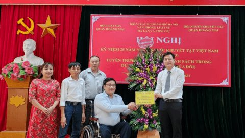 Trợ giúp pháp lý cho người khuyết tật quận Hoàng Mai