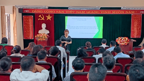 Lào Cai: Tập huấn nâng cao sản xuất nông nghiệp hữu cơ cho cán bộ Hội Nông dân cơ sở