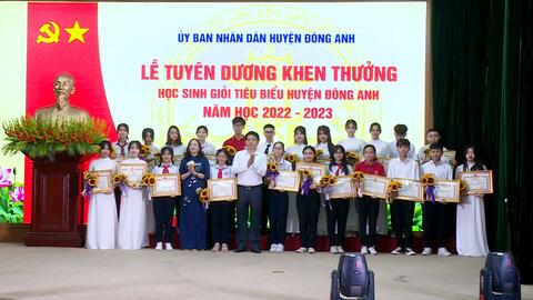 Đông Anh: Tuyên dương 130 học sinh giỏi tiêu biểu