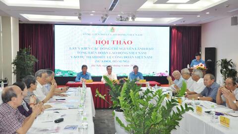 Cần quy định rõ trong Điều lệ chính sách đối với cán bộ Công đoàn trưởng thành từ cơ sở