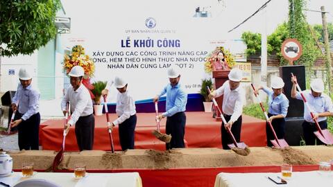 TP.HCM: Người dân không còn lo ngập khi tuyến hẻm được nâng cấp