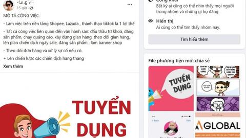 “Cộng tác viên” online: Liên kết ảo, hệ lụy thật