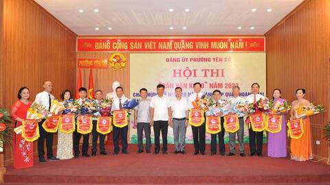 Tưng bừng hội thi “Dân vận Khéo” phường Yên Sở