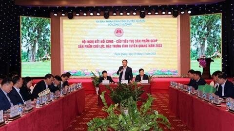 Kết nối cung - cầu tiêu thụ sản phẩm OCOP tỉnh Tuyên Quang